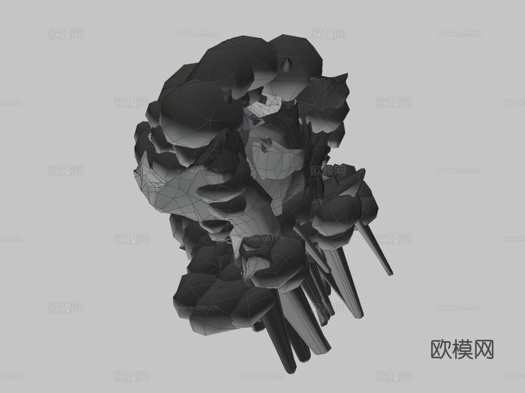 大猩猩动物园精神病3d模型下载（渲染图3）