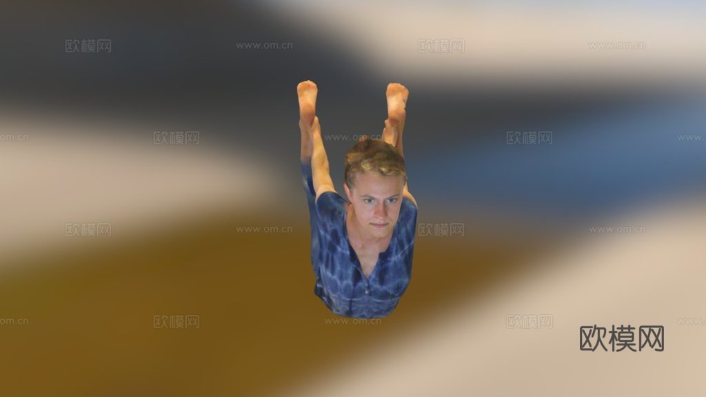 安娜反向轮3d模型下载（渲染图1）