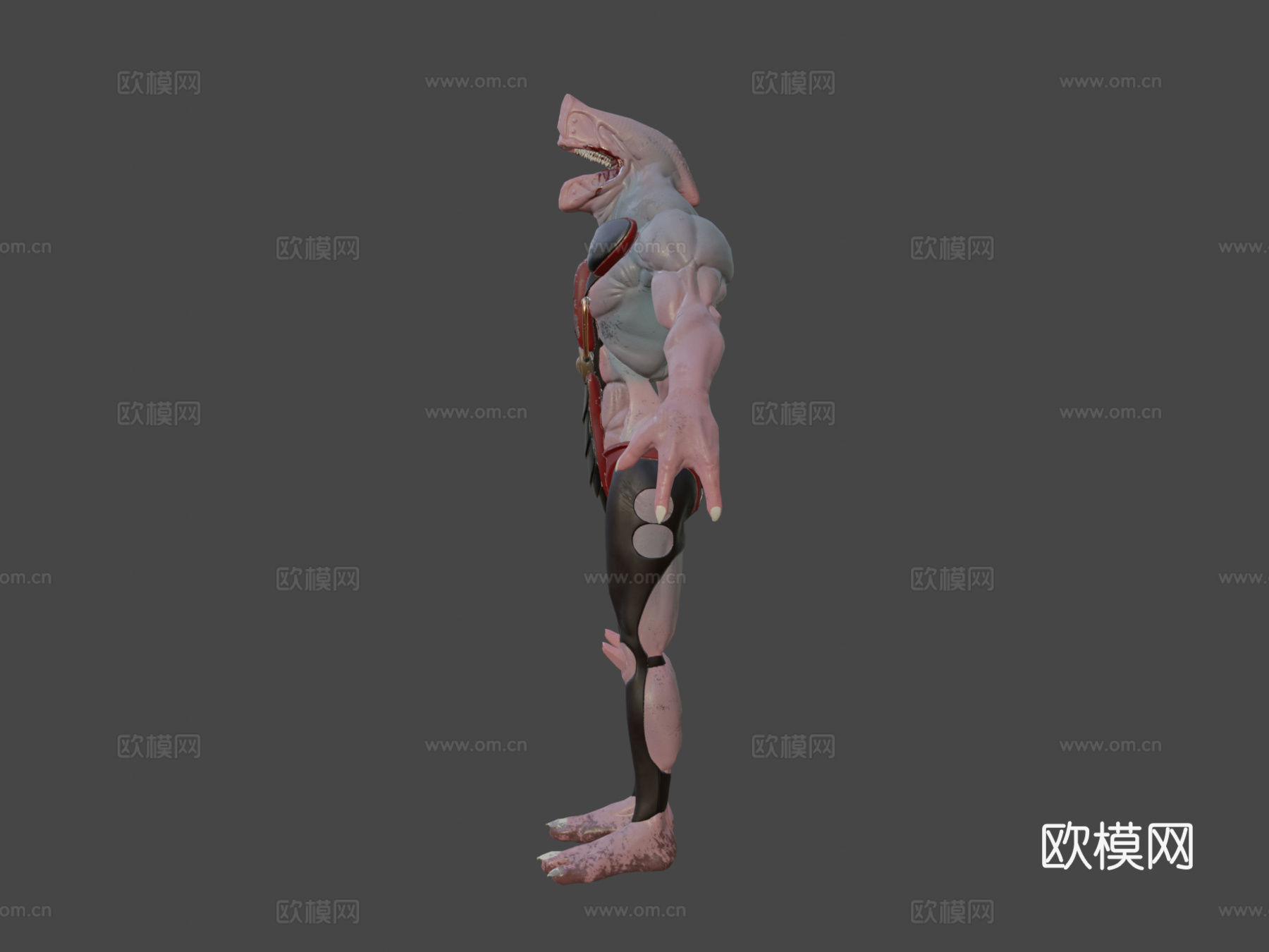 生物  弗洛格3d模型下载（渲染图6）