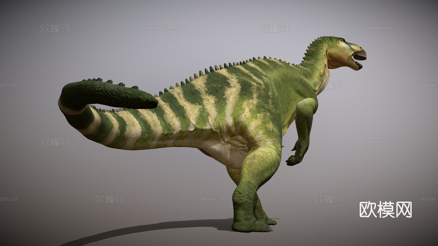 贝尼萨尔禽龙3d模型下载（渲染图1）