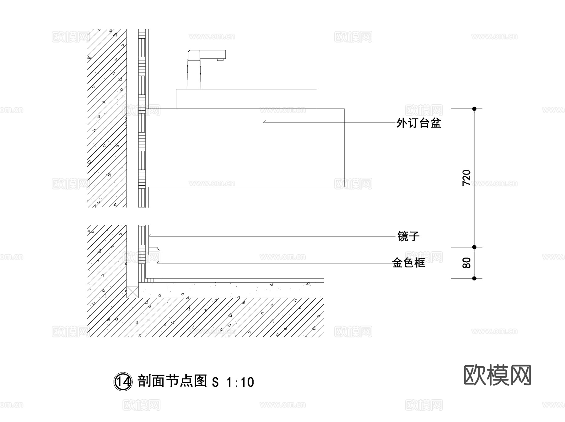 厕所卫生间大样CAD施工图cad施工图