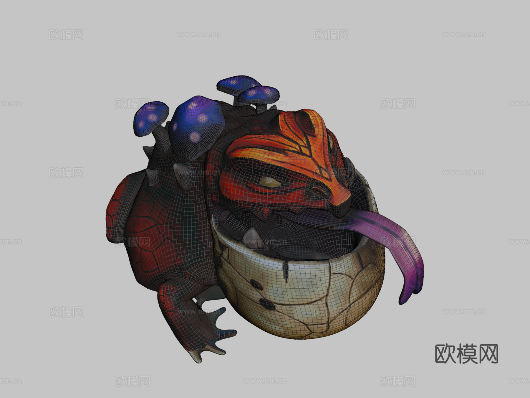 格罗姆普  第二十二天3d模型下载（渲染图2）