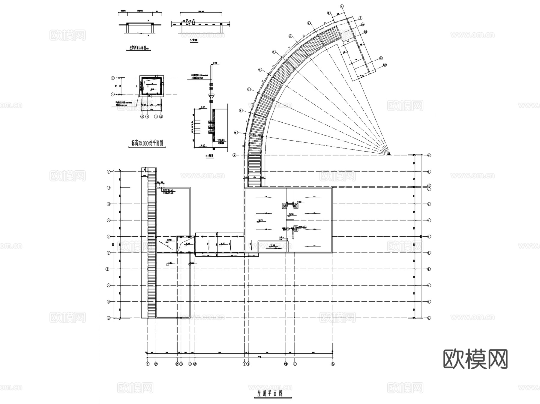 酒店建筑设计CAD施工图集cad施工图