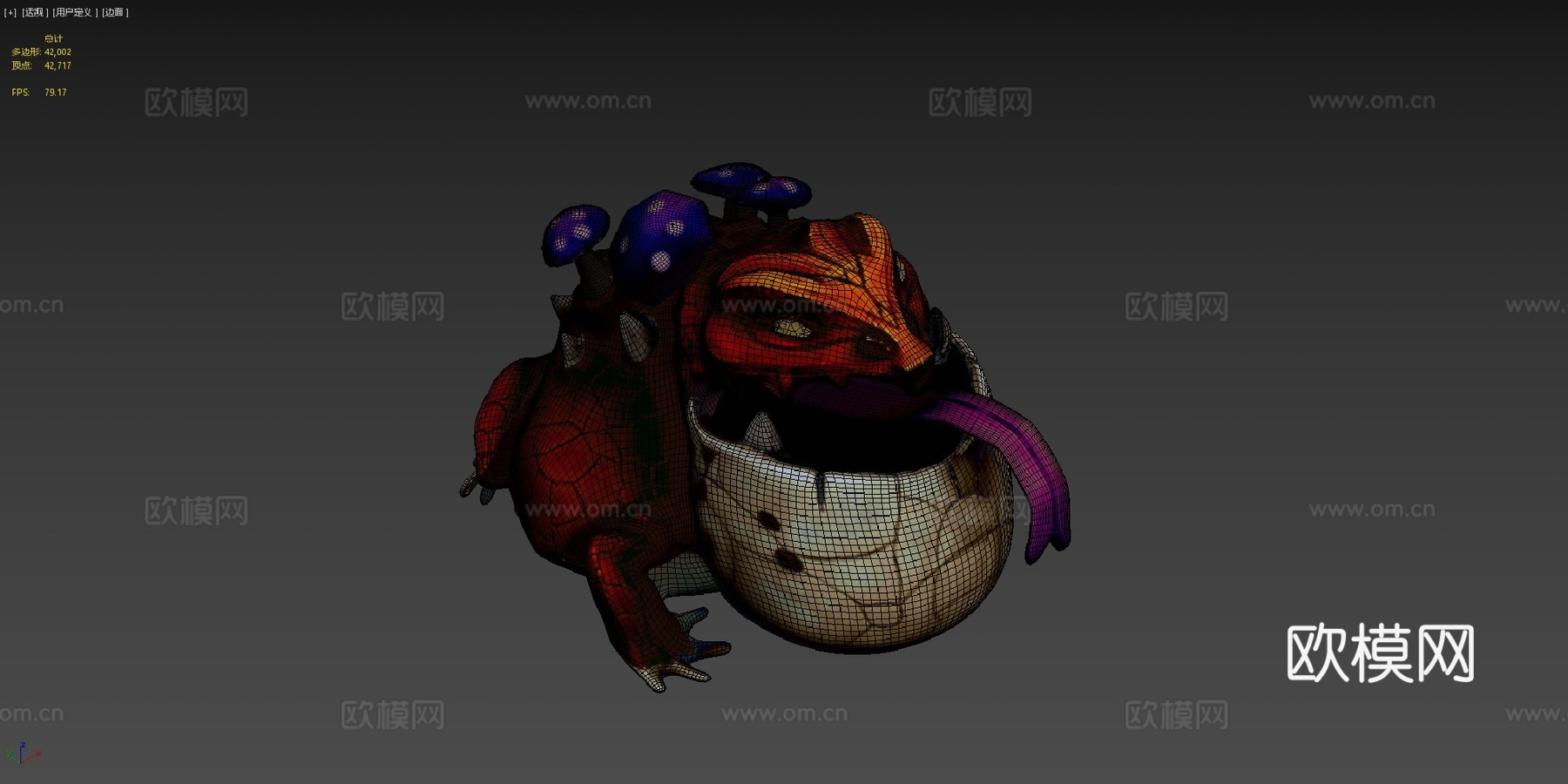 格罗姆普  第二十二天3d模型下载（渲染图4）