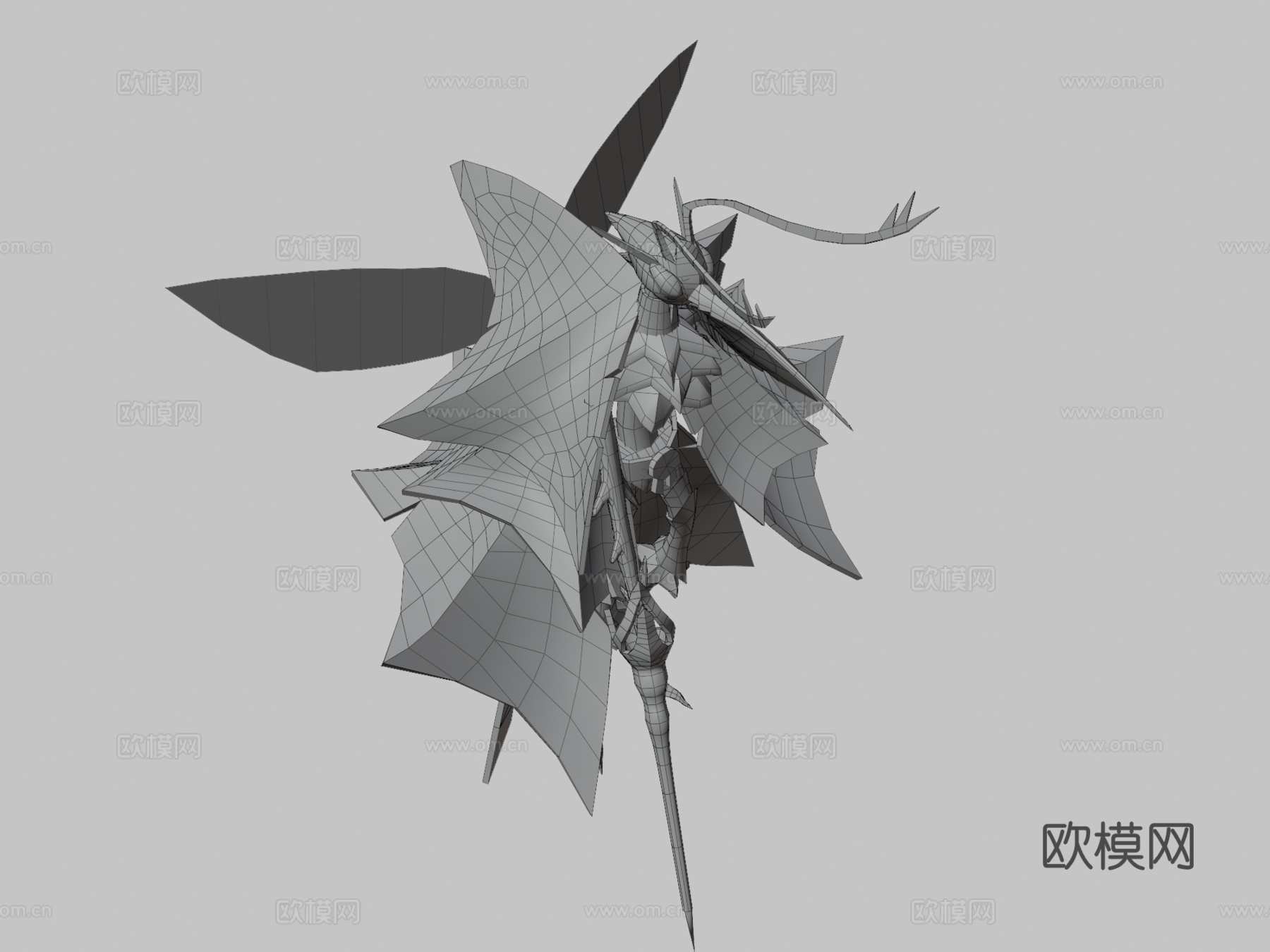 吸血鬼蚊子3d模型下载（渲染图3）