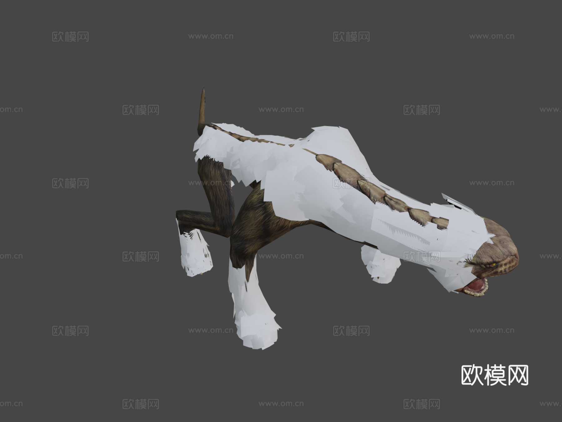 寻血猎犬3d模型下载（渲染图7）