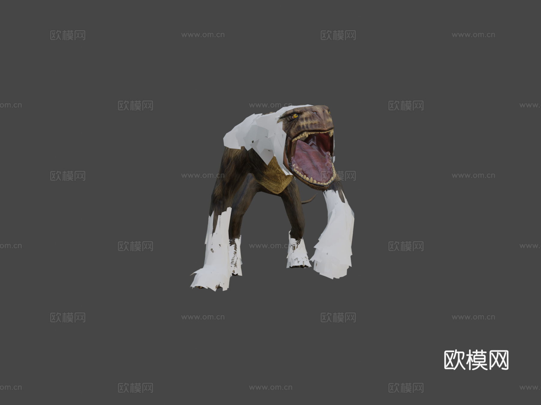 寻血猎犬3d模型下载（渲染图5）