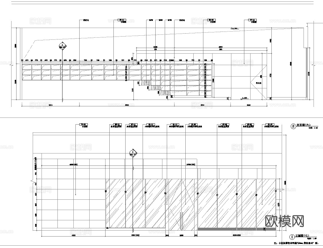 图书馆 书咖 最新全套施工图设计cad施工图