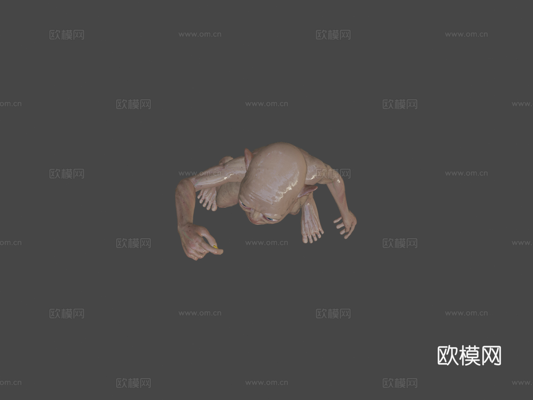 咕噜  我的宝贝3d模型下载（渲染图5）