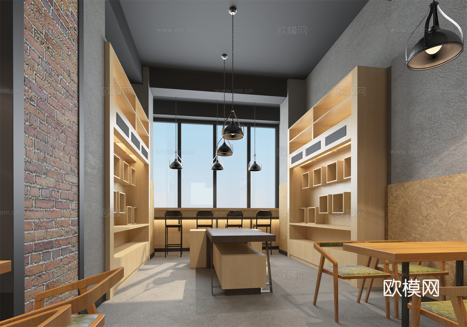 图书馆 书咖 最新全套施工图设计cad施工图