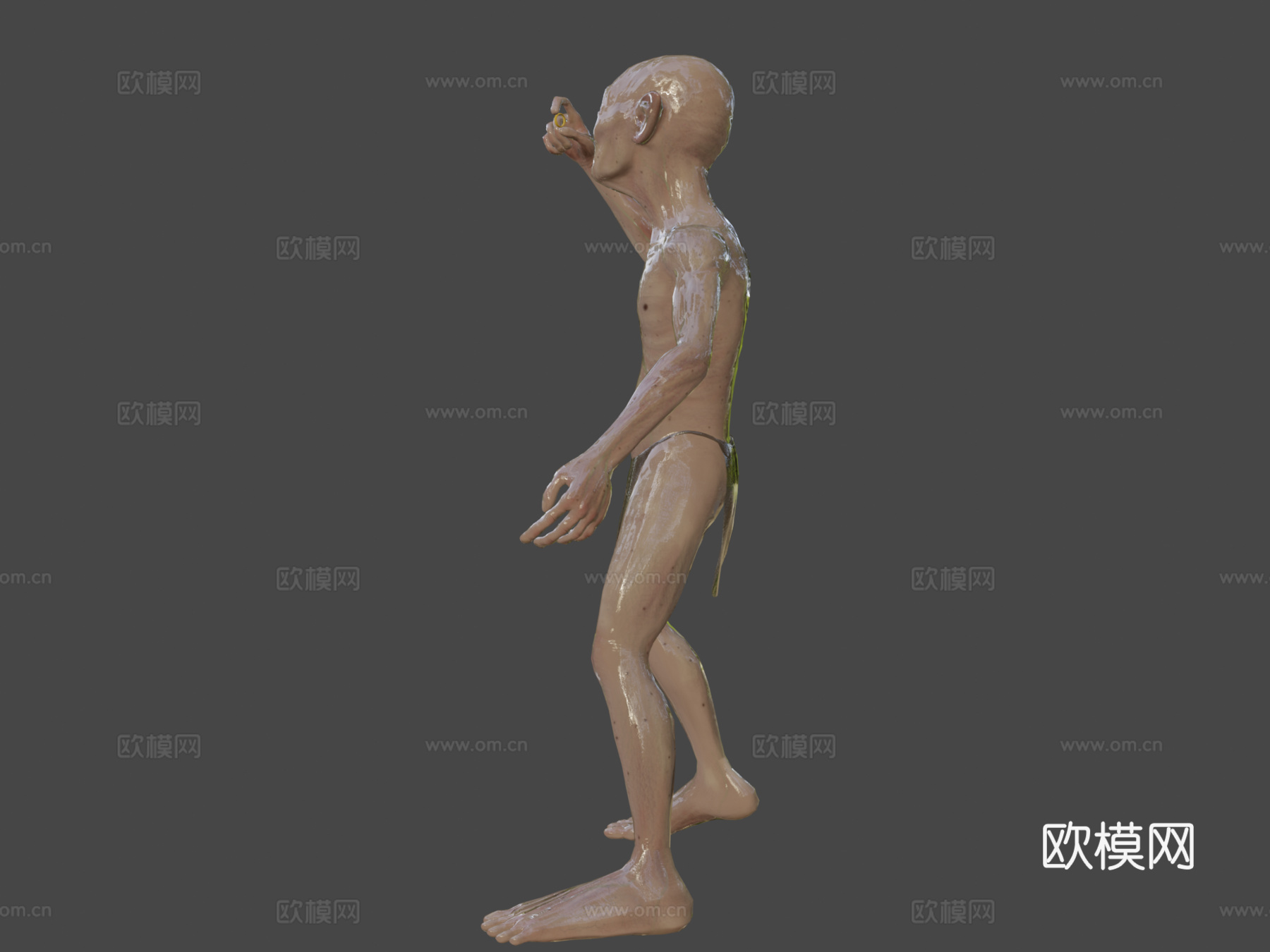 咕噜  我的宝贝3d模型下载（渲染图7）