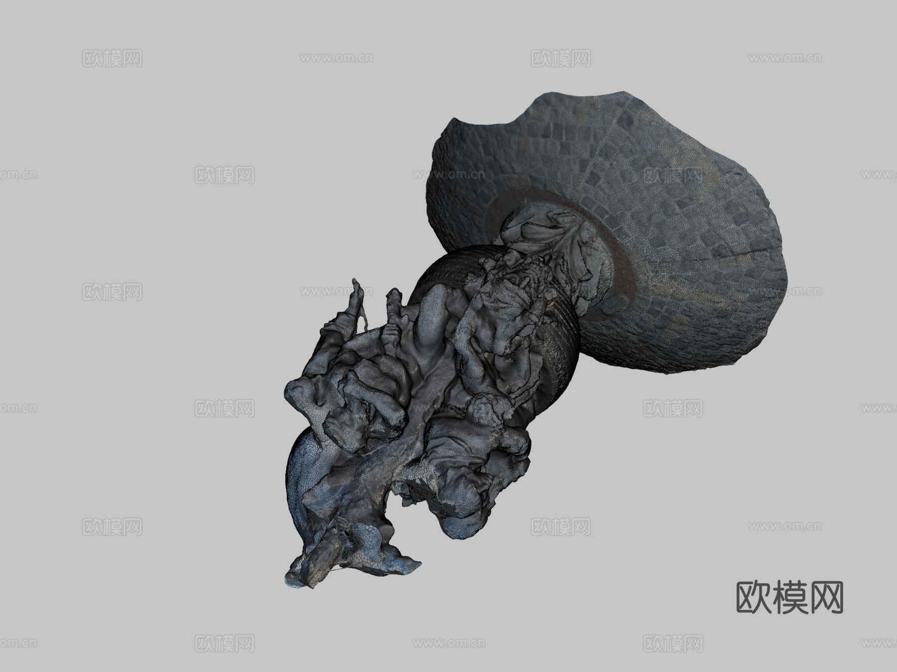 愚人船3d模型下载（渲染图2）