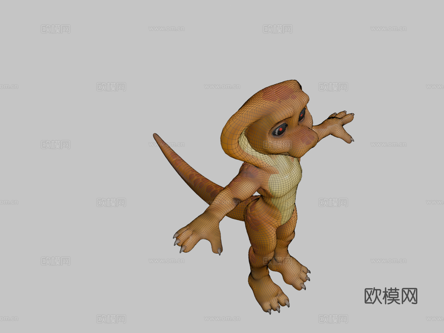 萨思里亚3d模型下载（渲染图2）