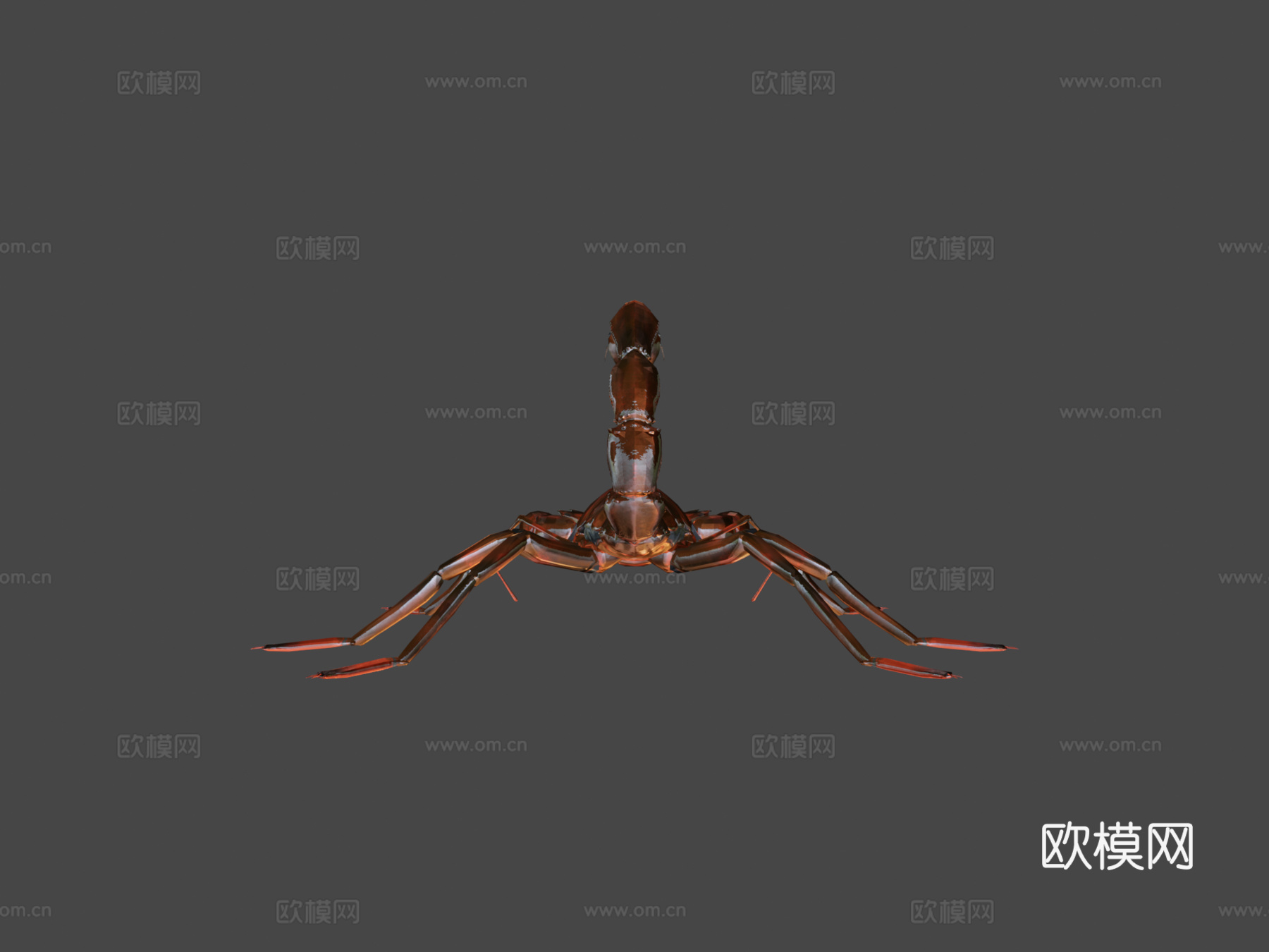 射击蝎子3d模型下载（渲染图5）