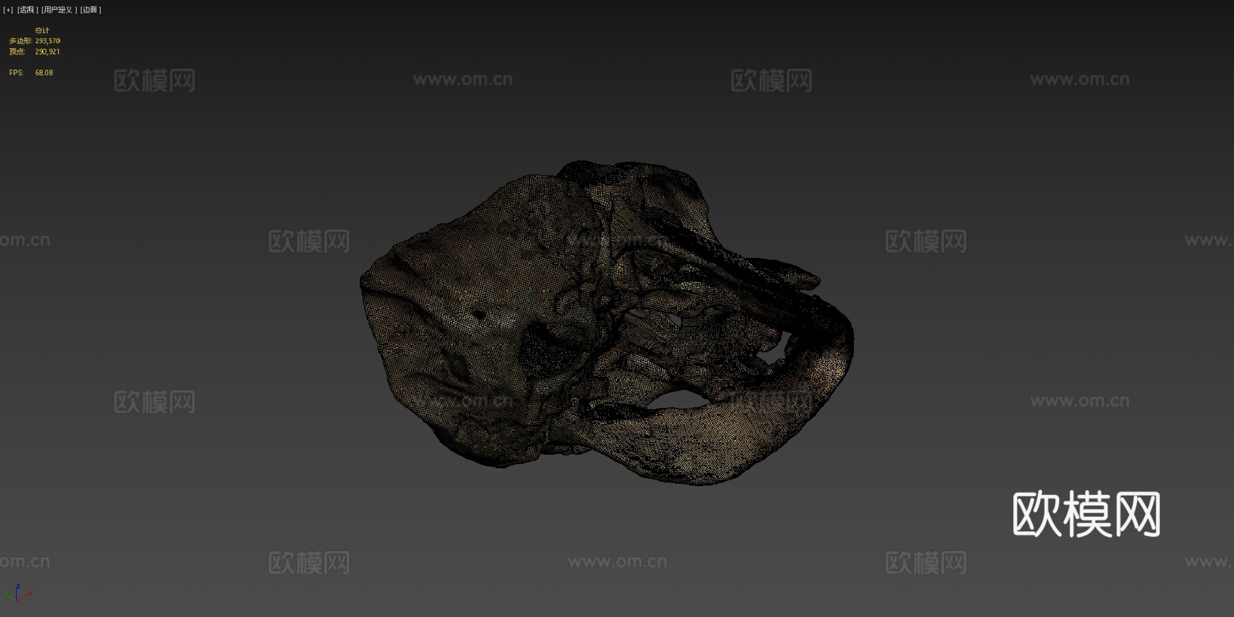 大猩猩3d模型下载（渲染图4）