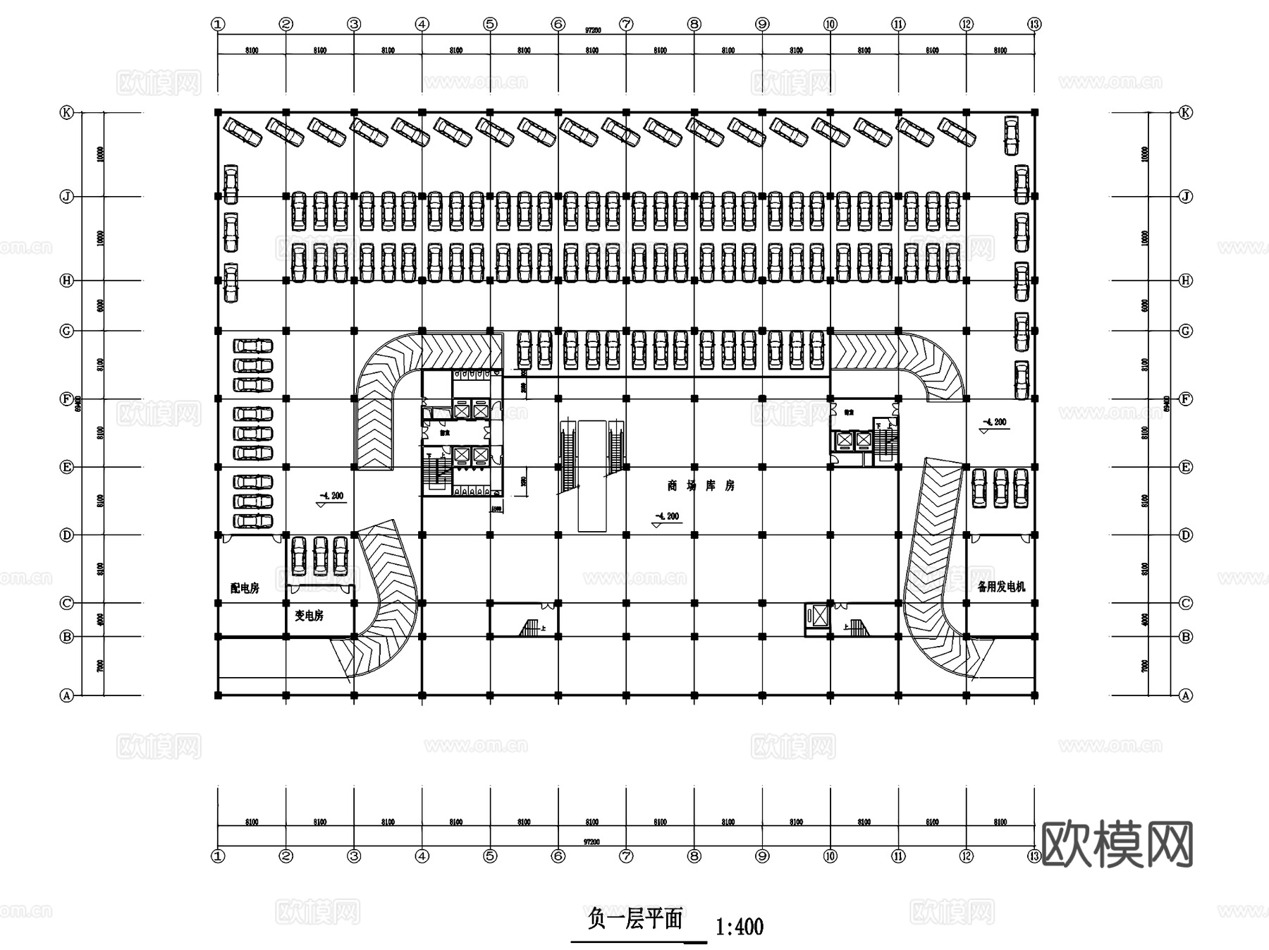 底商高层写字楼办公建筑CAD施工图集cad施工图