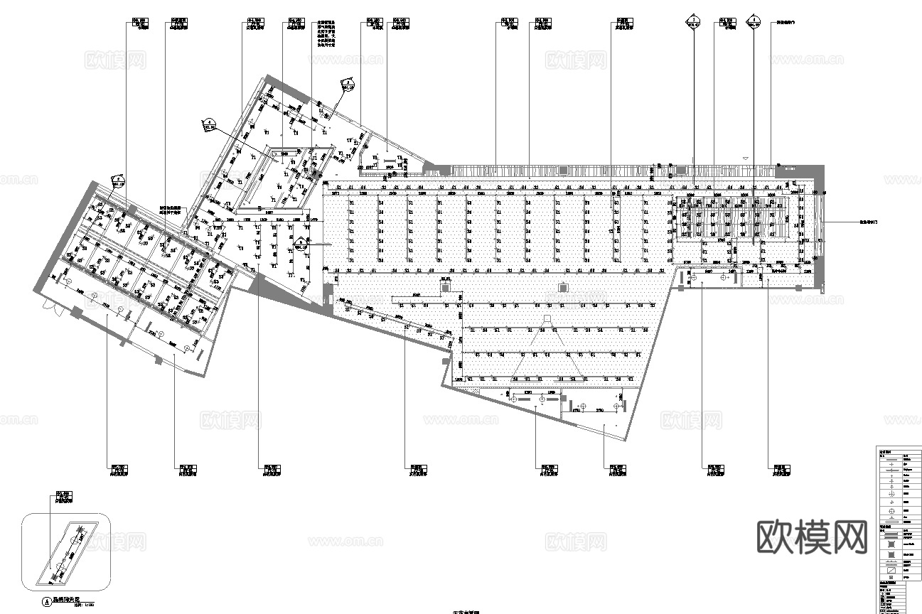 图书馆 书咖 最新全套施工图设计cad施工图