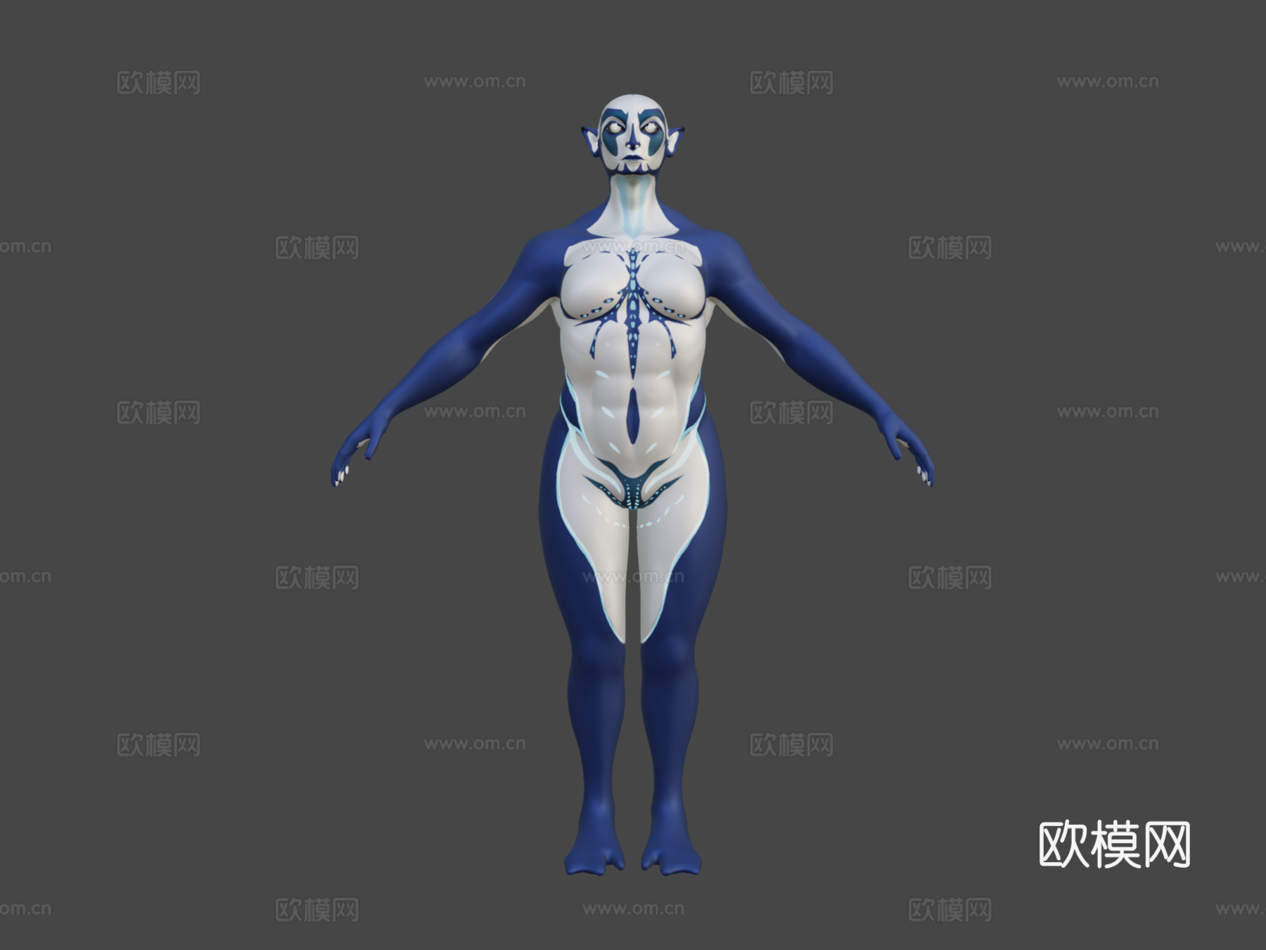 精灵3d模型下载（渲染图8）