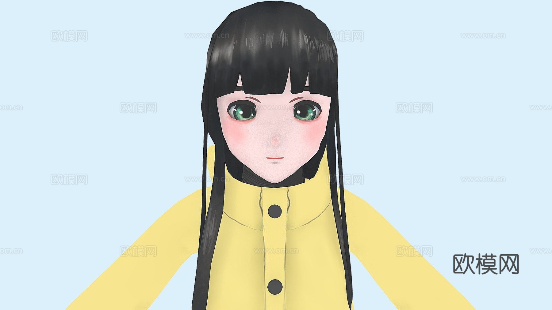 青蛙酱3d模型下载（渲染图1）