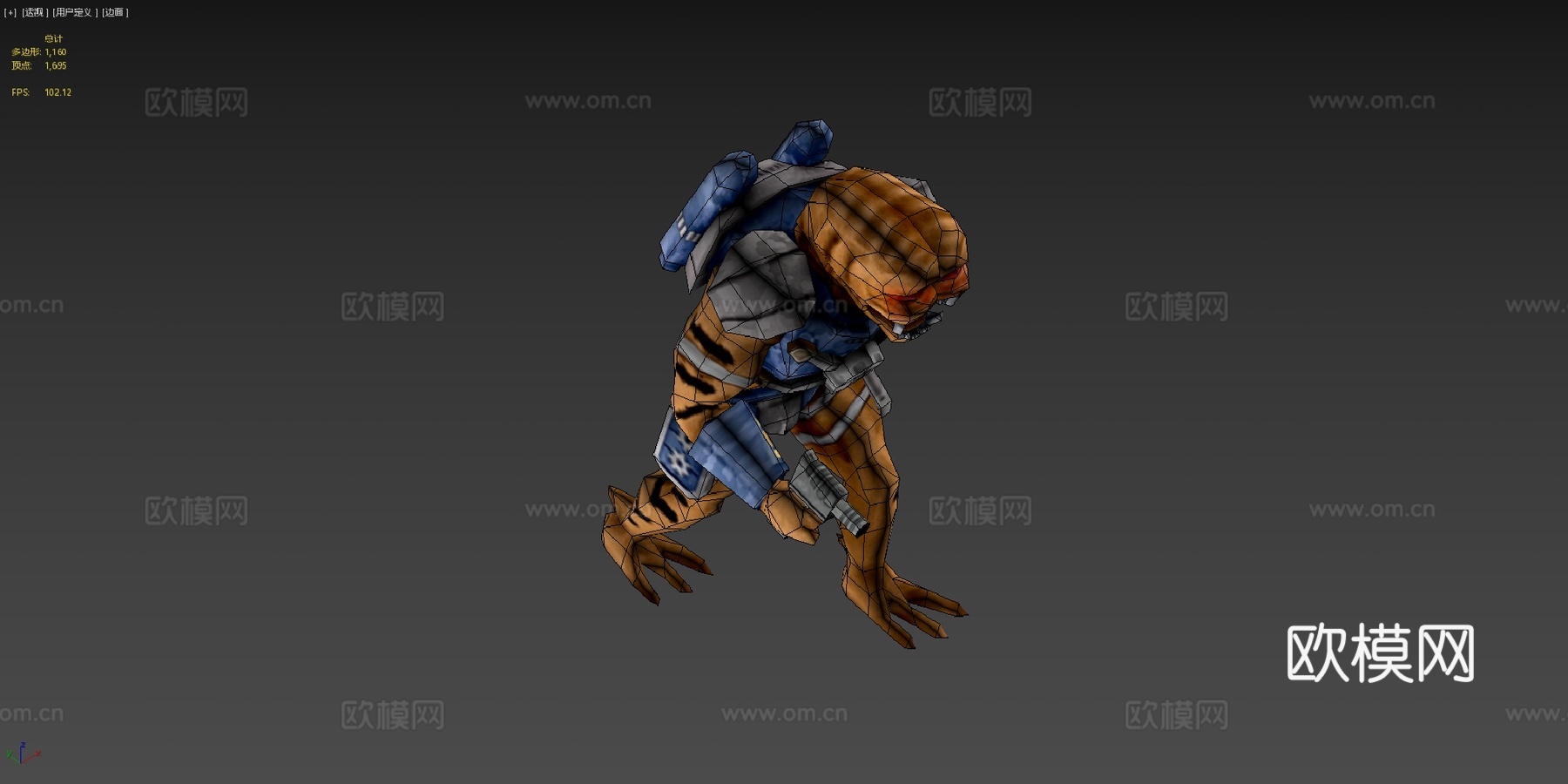 毁灭公爵三维  突击队员3d模型下载（渲染图4）