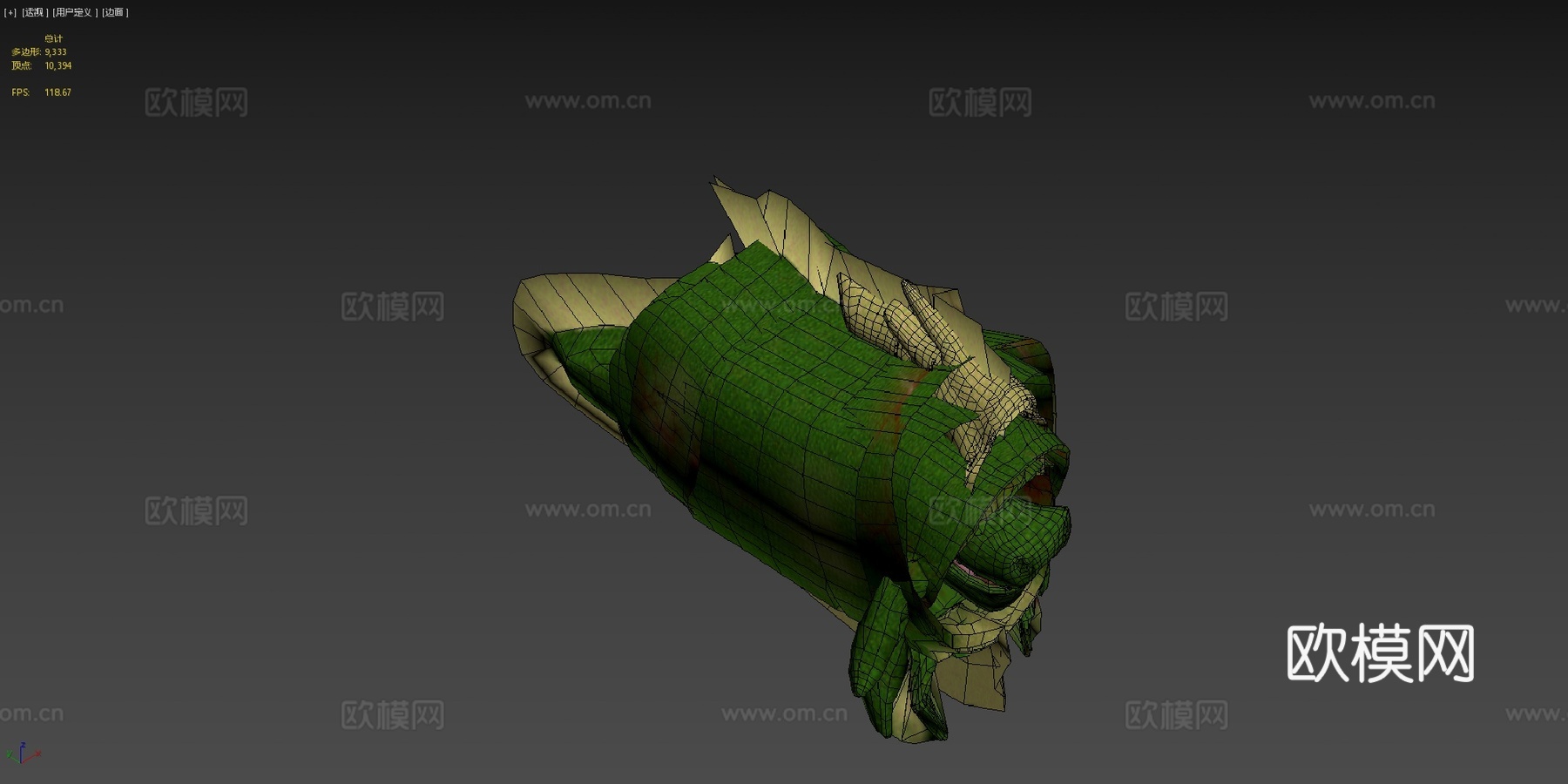 芬利靛蓝公园3d模型下载（渲染图4）