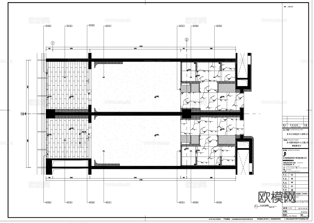 酒店大床房 标间 客房 最新全套施工图设计cad施工图
