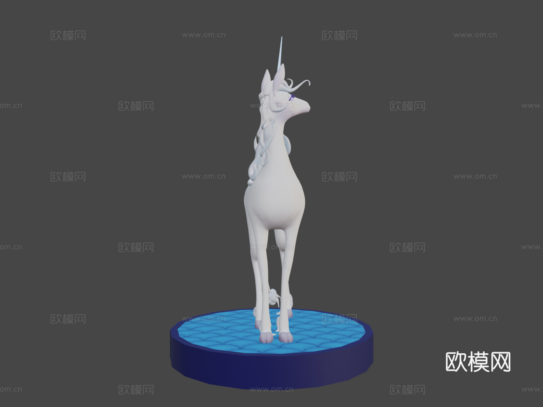 最后的独角兽3d模型下载（渲染图6）