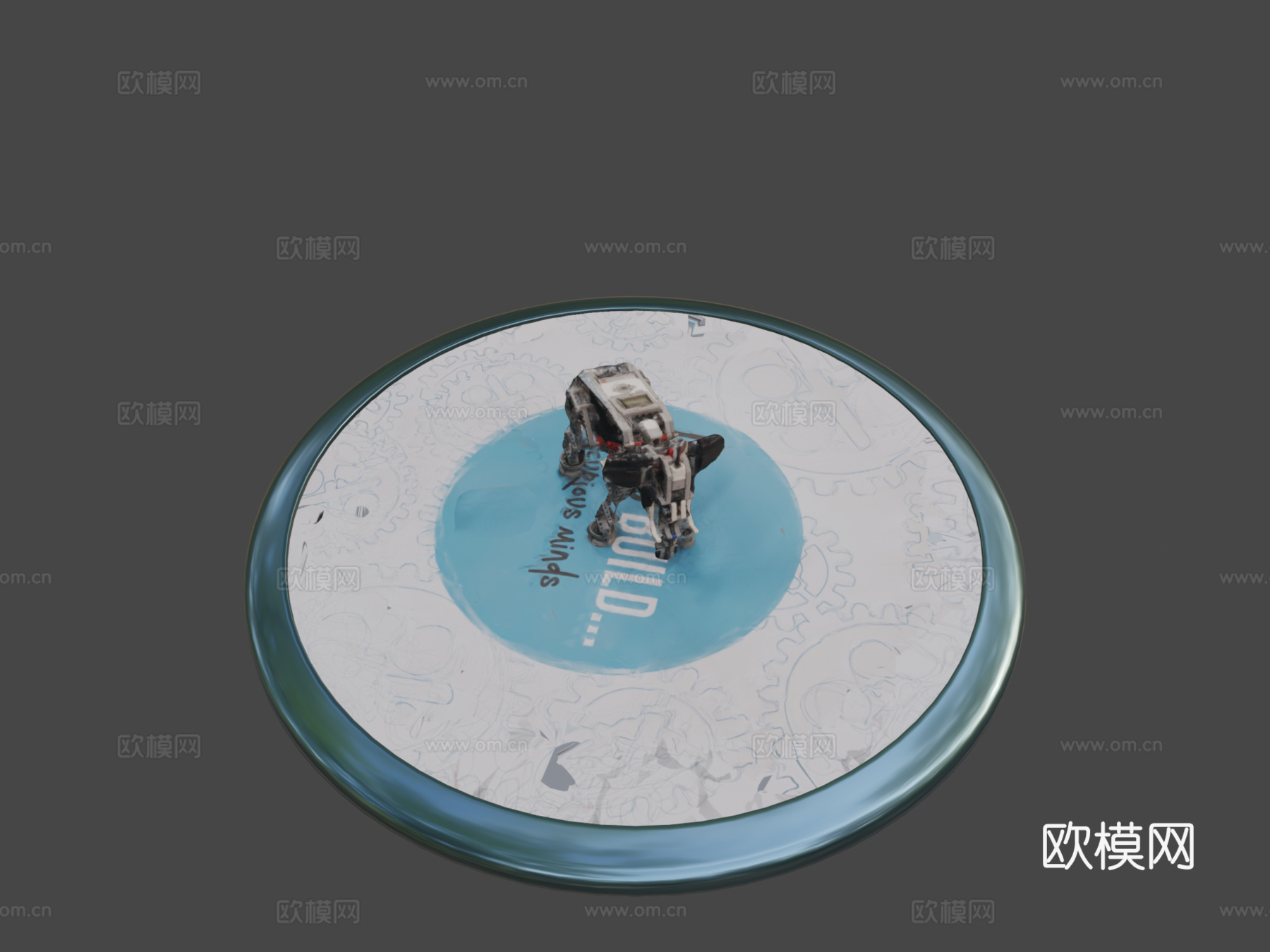 乐高头脑风暴教育Ev3大象扫描3d模型下载（渲染图7）