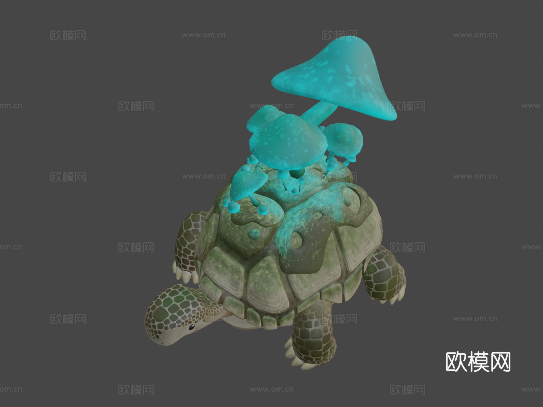 龟蘑菇3d模型下载（渲染图8）