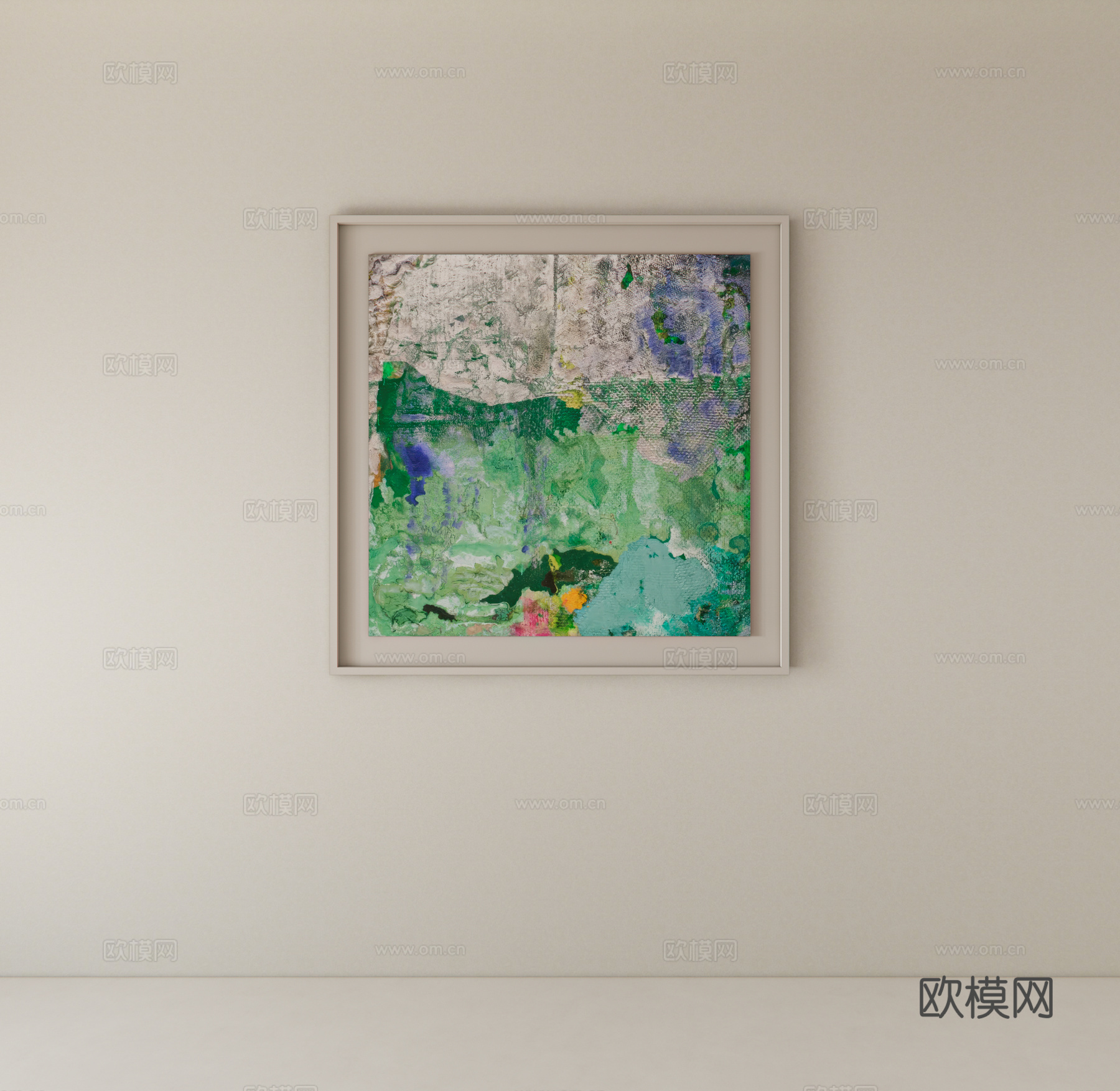 装饰画挂画su模型