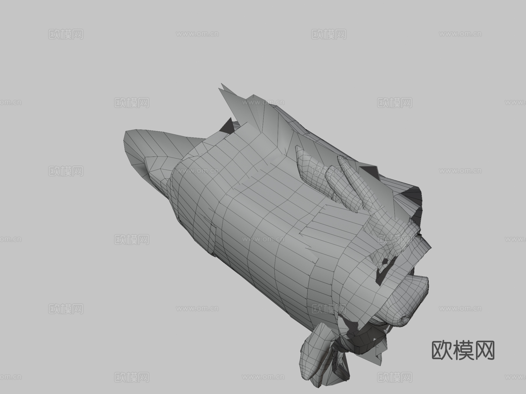 芬利靛蓝公园3d模型下载（渲染图3）