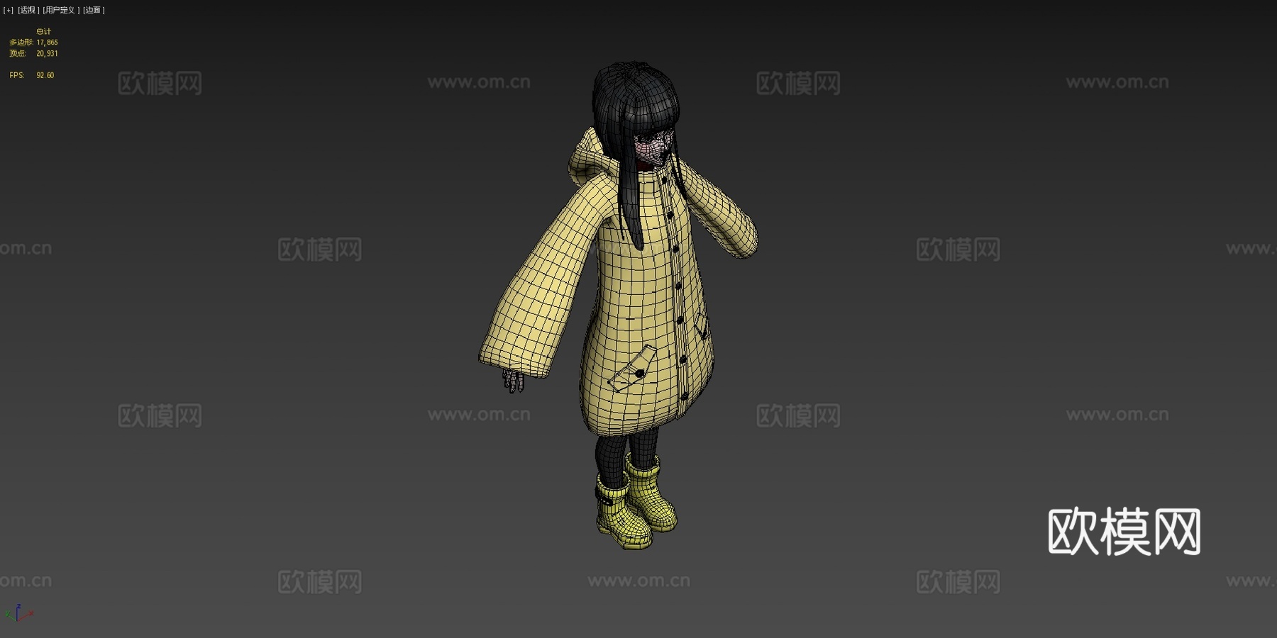 青蛙酱3d模型下载（渲染图4）