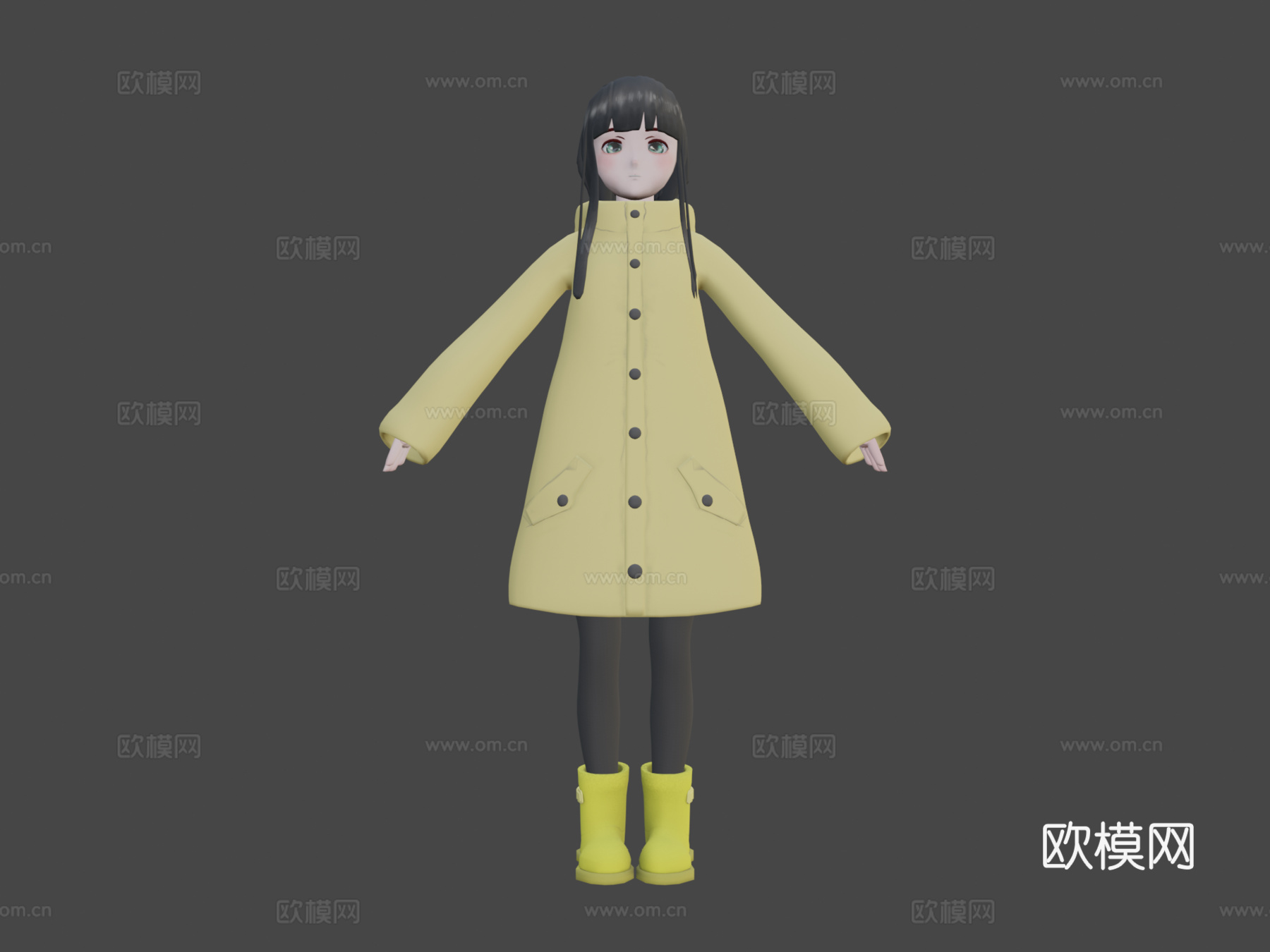 青蛙酱3d模型下载（渲染图8）