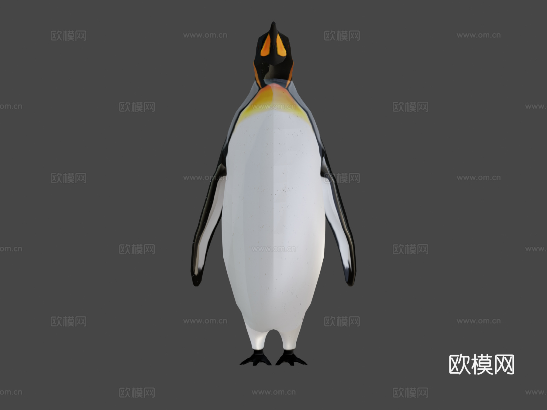 帝企鹅3d模型下载（渲染图8）