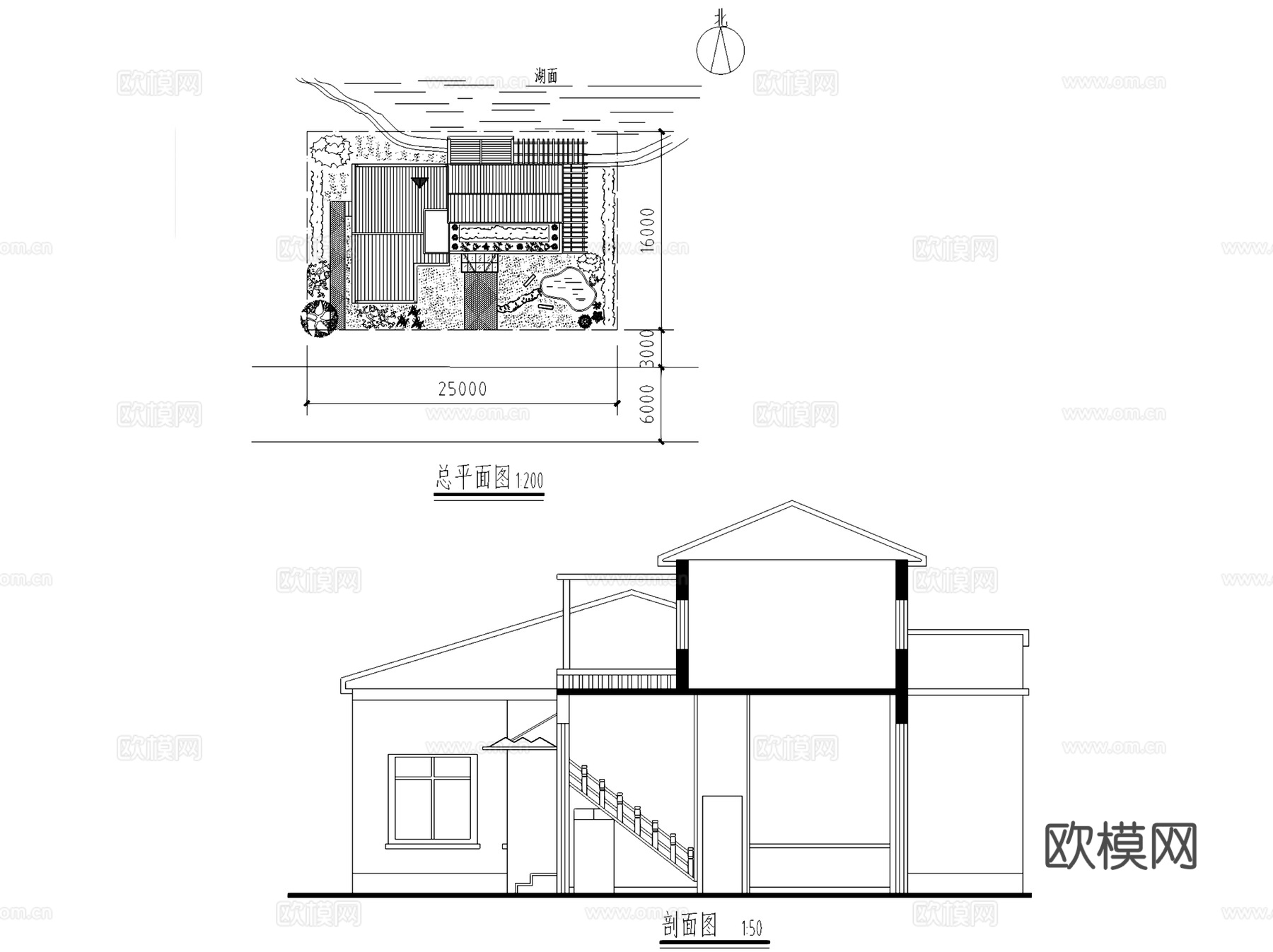 咖啡厅建筑CAD施工图cad施工图