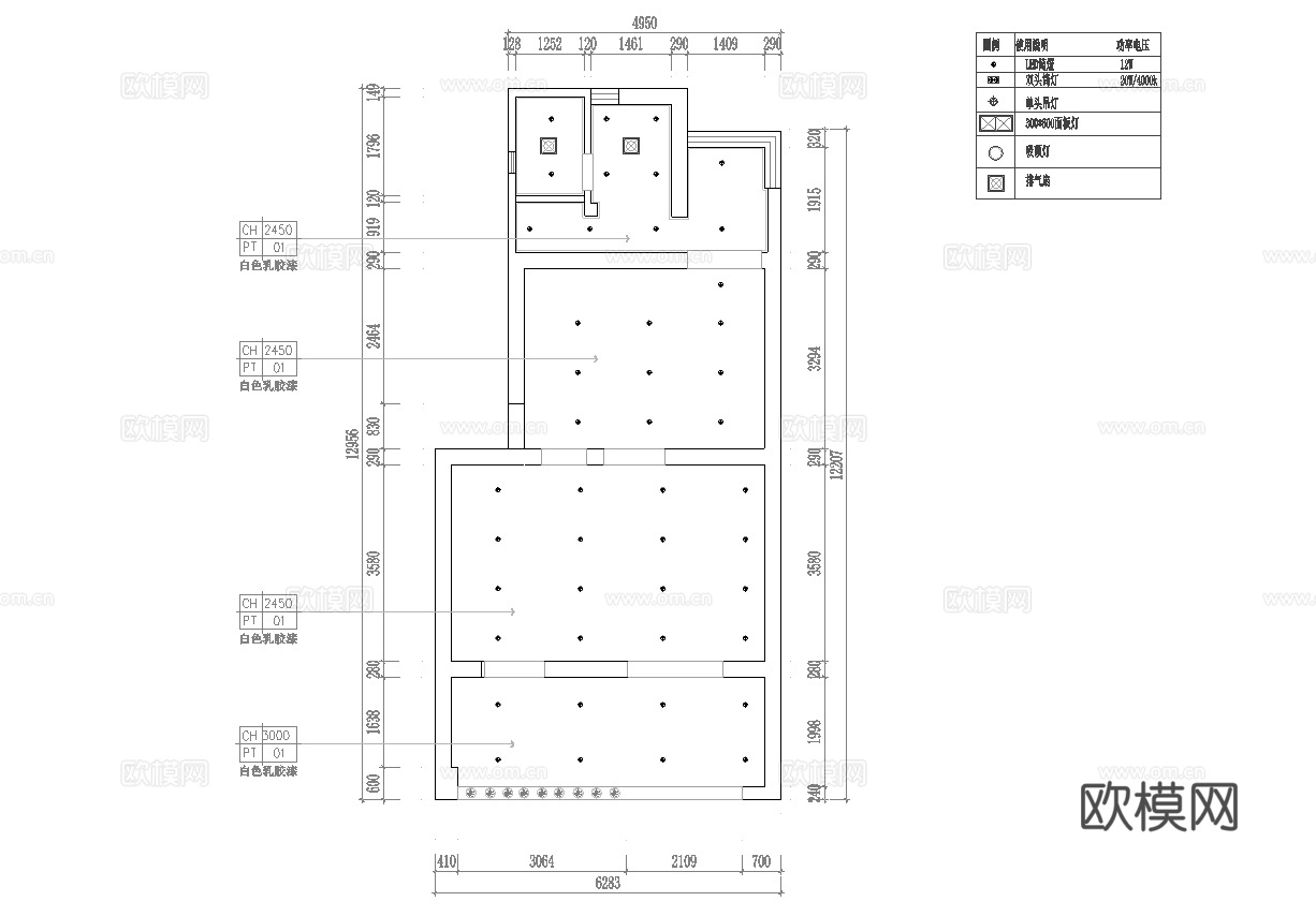 最新宠物店全套施工图设计cad施工图