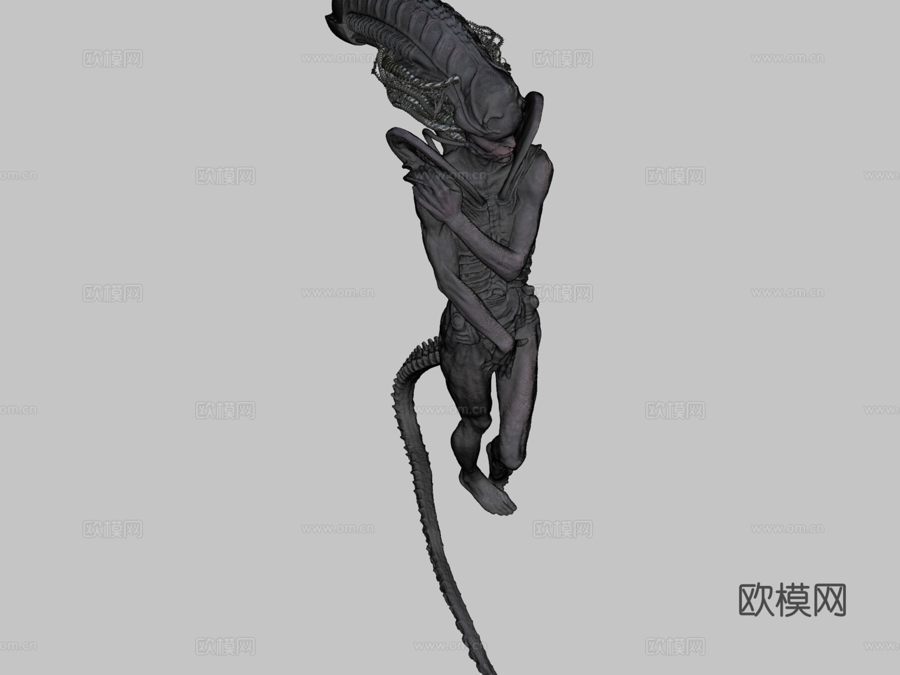 异化概念艺术3d模型下载（渲染图2）