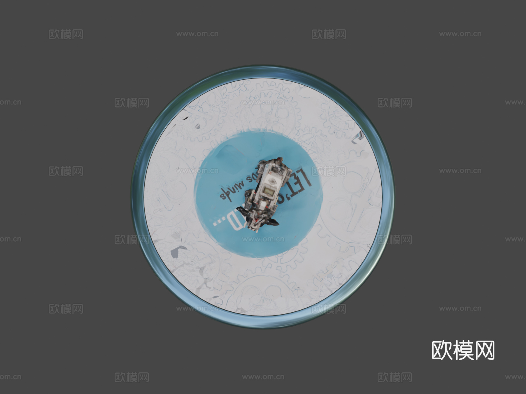 乐高头脑风暴教育Ev3大象扫描3d模型下载（渲染图8）