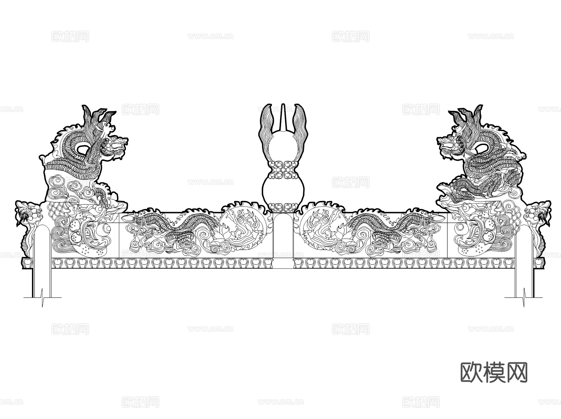 钟楼古建筑测绘CAD施工图集cad施工图