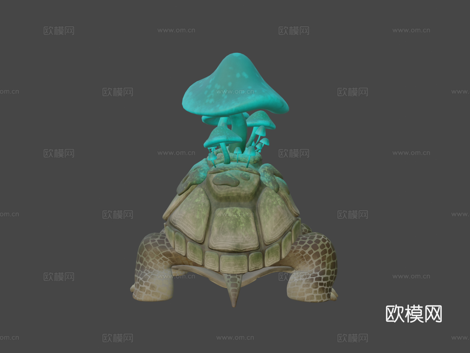 龟蘑菇3d模型下载（渲染图7）