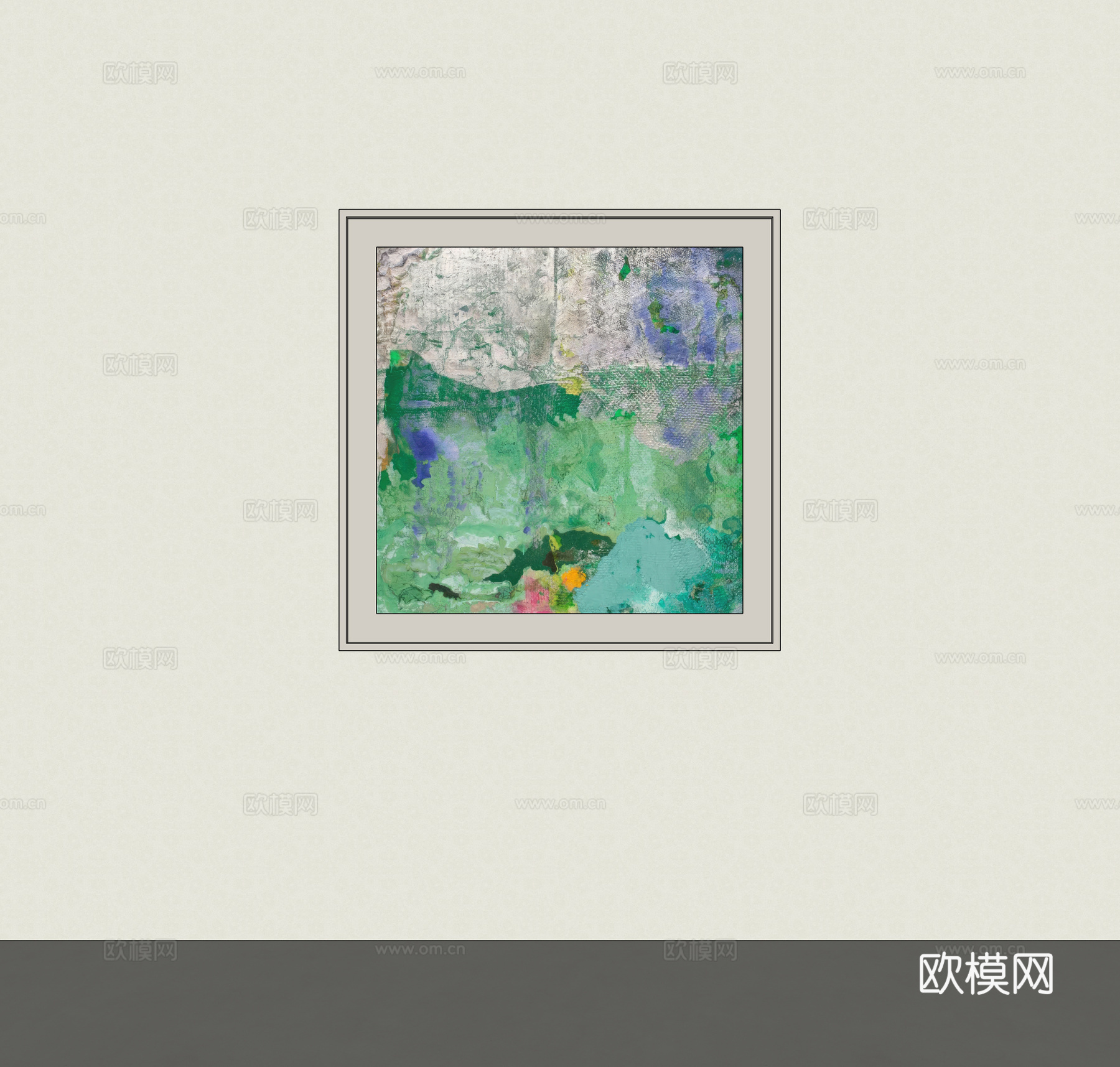 装饰画挂画su模型