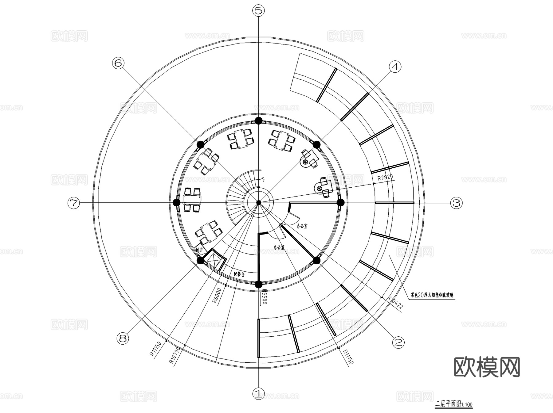中餐厅餐馆建筑CAD施工图集cad施工图