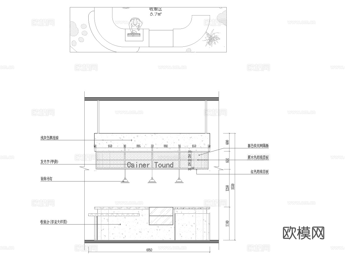 宠物店 最新全套面施工图合集cad施工图