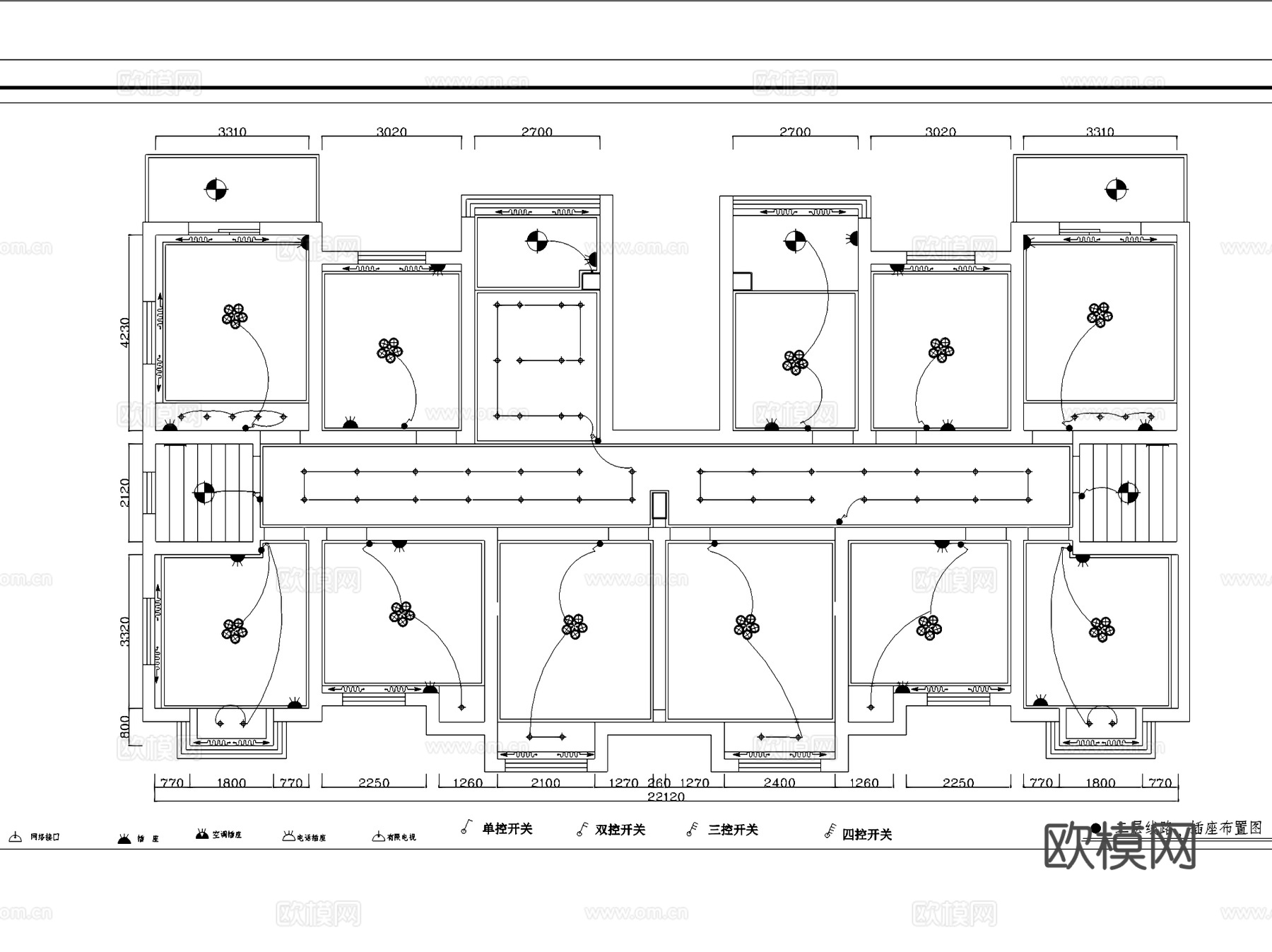 酒店室内装饰CAD施工图集cad施工图