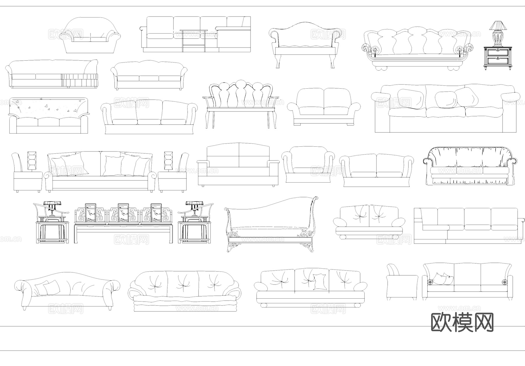 常用工装综合图库CADcad施工图