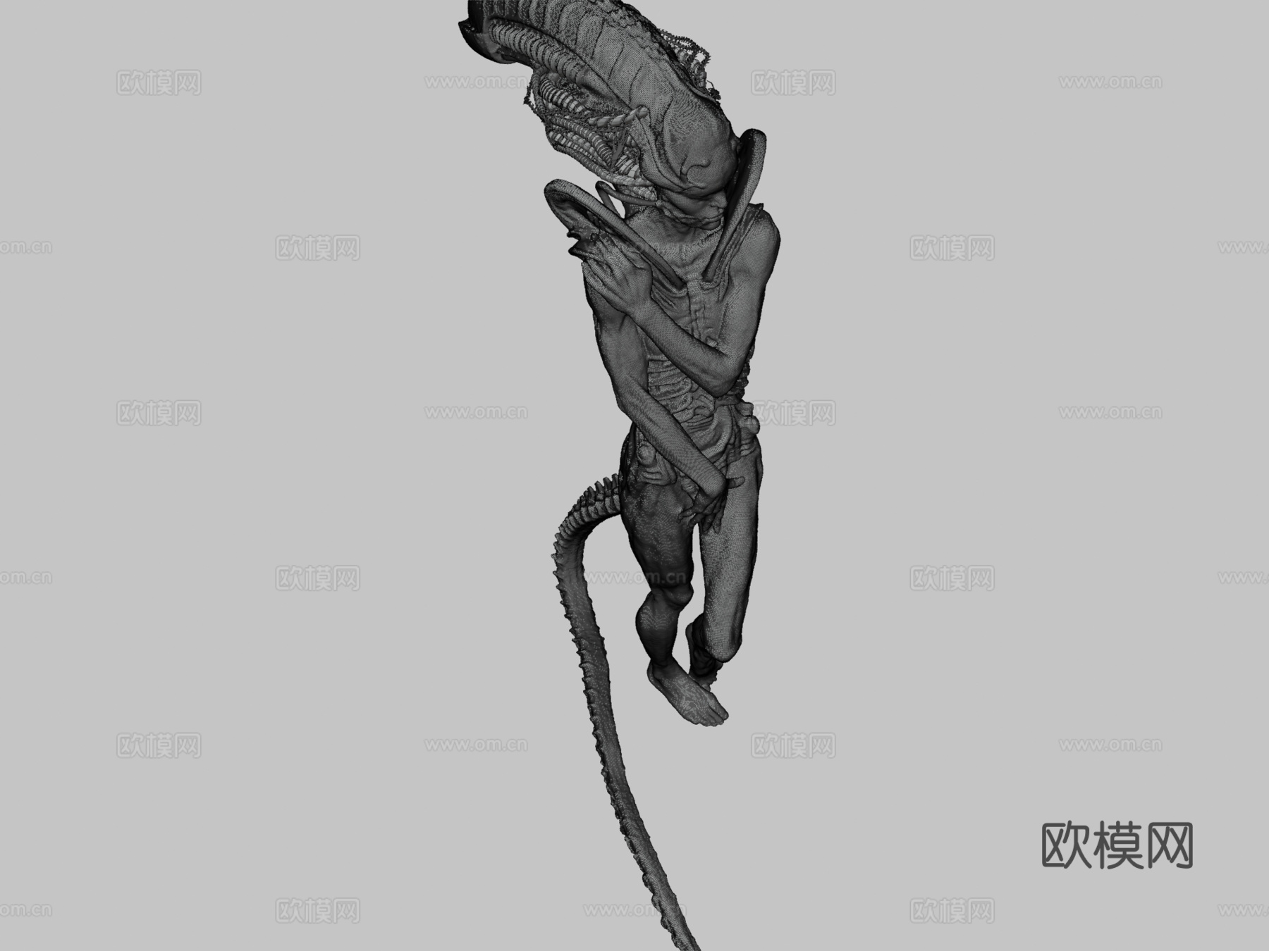 异化概念艺术3d模型下载（渲染图3）