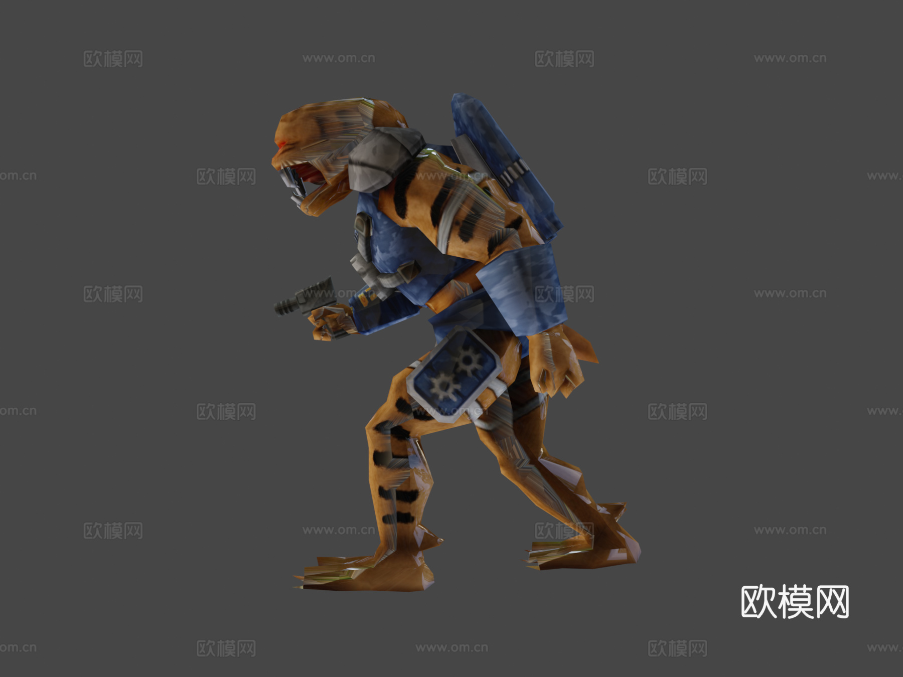 毁灭公爵三维  突击队员3d模型下载（渲染图6）