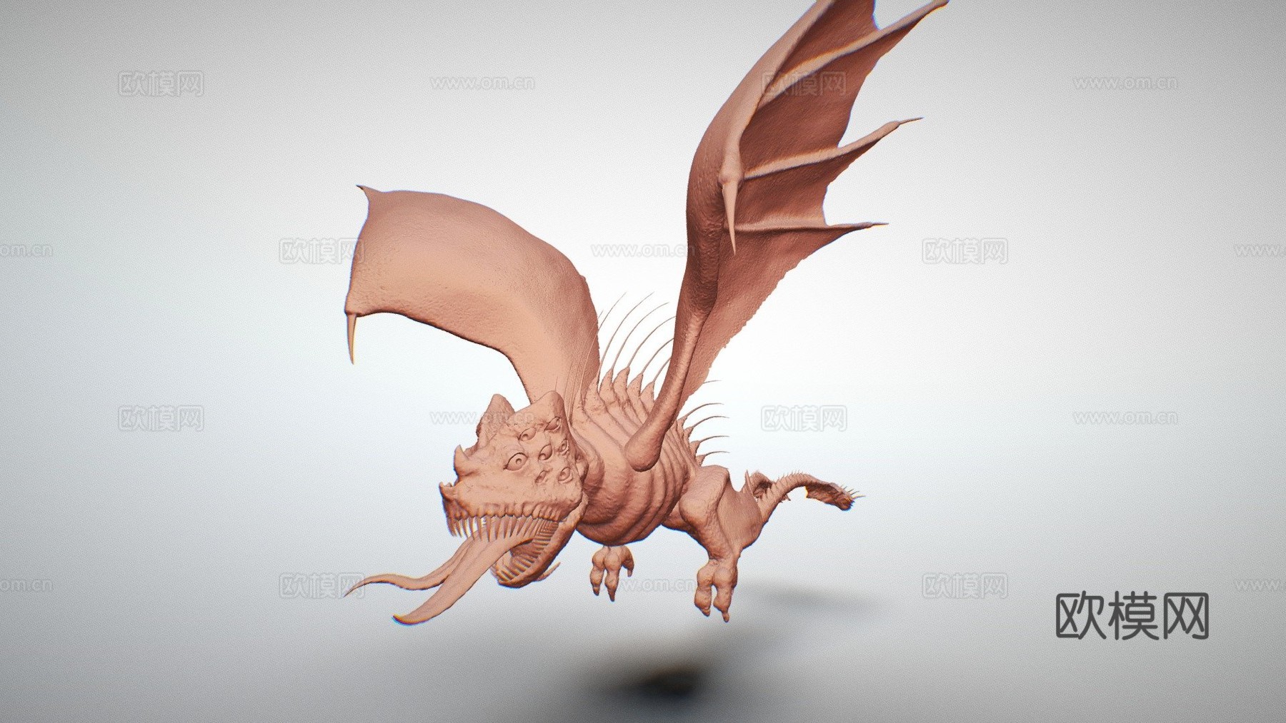 地狱蝙蝠地狱蝙蝠3d模型下载（渲染图1）