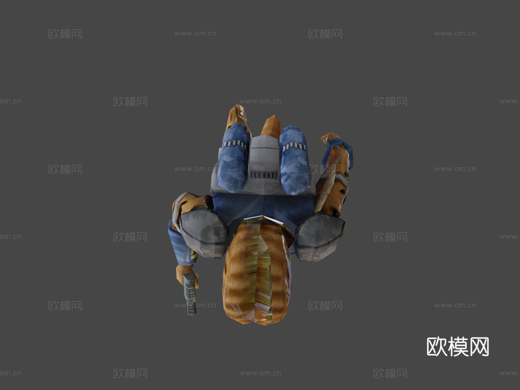 毁灭公爵三维  突击队员3d模型下载（渲染图5）