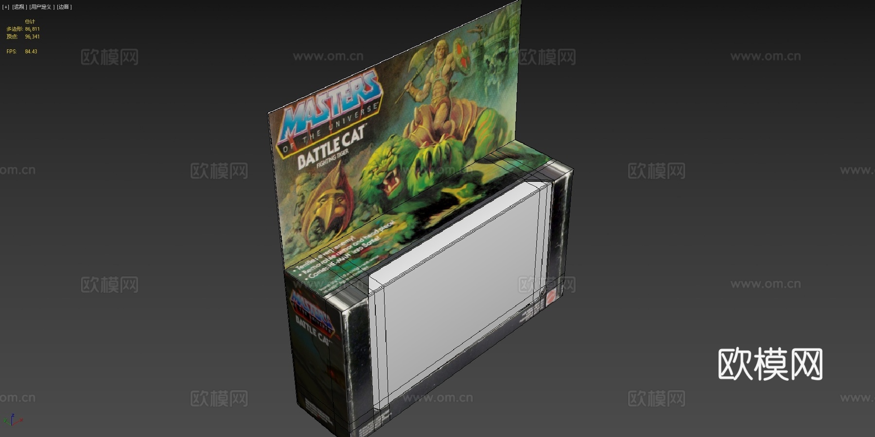 战斗猫与克林格  1982版本  可打印3d模型下载（渲染图4）